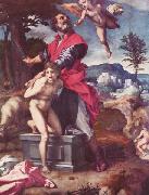 Andrea del Sarto Opferung Isaaks Sweden oil painting artist